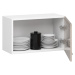 Ak furniture Závěsná kuchyňská skříňka Olivie W 60 cm bílá/cappuccino