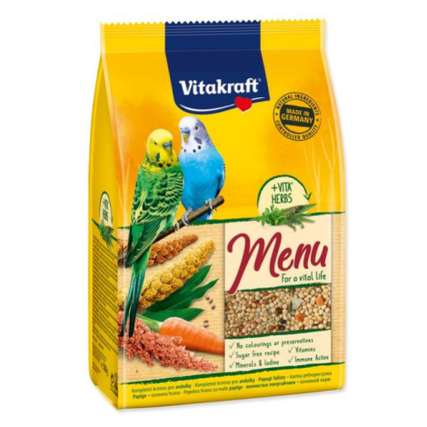 Krmivo Vitakraft Menu Vital andulka 500g