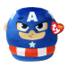 Meteor TY Squishy Beanies Marvel CAPTAIN AMERICA, 22 cm (1)