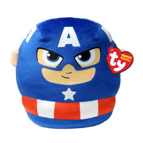 Meteor TY Squishy Beanies Marvel CAPTAIN AMERICA, 22 cm (1)