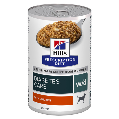 Hill's Prescription Diet w/d Diabetes Care s kuřecím - 24 x 370 g Hills