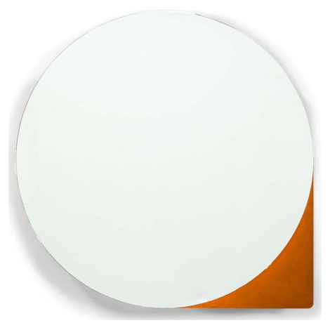 Kovová závěsná/se zrcadlem koupelnová skříňka v terakotové barvě 35x35 cm Sonnet – Spinder Desig