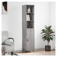 vidaXL Skříň highboard šedá sonoma 34,5 x 34 x 180 cm kompozitní dřevo