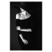 Fotografie Studio shot of young beautiful woman wearing hat, CoffeeAndMilk, 26.7x40 cm