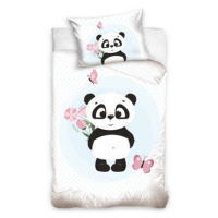 BedTex Dětské bavlněné povlečení do postýlky Roztomilá Panda