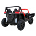 Dětské elektrické autíčko Buggy UTV Strong 24V nafukovací kola červené