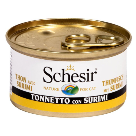 Schesir Cat želé tuňák se surimi 24x85g