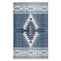 Modrý pratelný koberec 120x180 cm Ethnic Geo – Mila Home