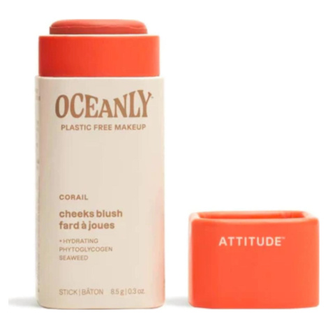 Attitude Tuhá krémová tvářenka Oceanly - Corail 8,5 g