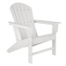 Tectake Zahradní židle, bílá/bílá