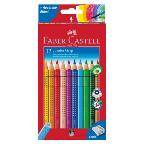 Pastelky Faber-Castell - Jumbo Grip, 12 barev