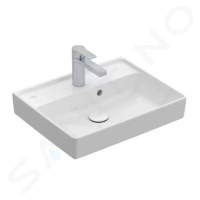 VILLEROY & BOCH Collaro Umývátko 500x400 mm, s přepadem, 1 otvor pro baterii, alpská bílá 433450