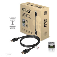 Club3D Kabel Ultra Rychlý HDMI™ Certifikovaný 4K 8K60Hz 48Gbps (M/M), 1m, 30 AWG