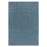 Modrý vlněný koberec 160x230 cm Maze – Asiatic Carpets