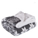Mikroplyšová deka s beránkem 150x200 cm - Winter grey
