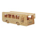 Woodcraft Dřevěné 3D puzzle autobus