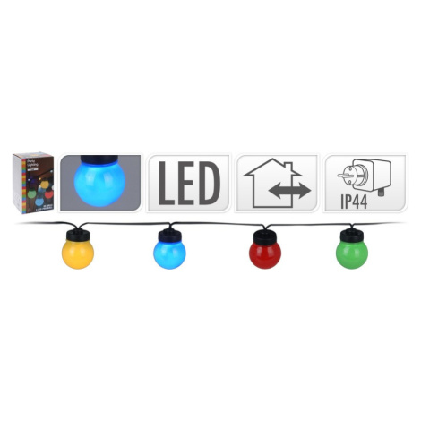 PROGARDEN Světelný řetěz LED PARTY 20 žárovek barevné KO-C46990650
