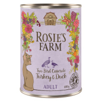 Rosie's Farm konzervy, 18 x 400 g, za skvělou cenu - krůtí a kachní