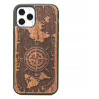 Pouzdro Bewood pro iPhone 12 12 Pro Růže Větrů Merbau