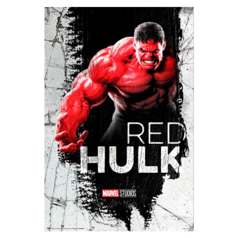 Plakát, Obraz - Captain America: Brave New World - Red Hulk, 61 × 91.5 cm