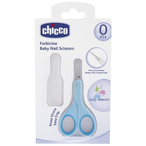 Chicco - Nůžky s kulatou špičkou - modrá