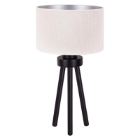 - Stolní lampa LYON 1xE27/15W/230V pr. 30 cm krémová