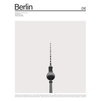 Ilustrace City Berlin 2, Finlay & Noa, (30 x 40 cm)
