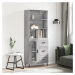 vidaXL Skříň highboard šedá sonoma 69,5 x 34 x 180 cm kompozitní dřevo