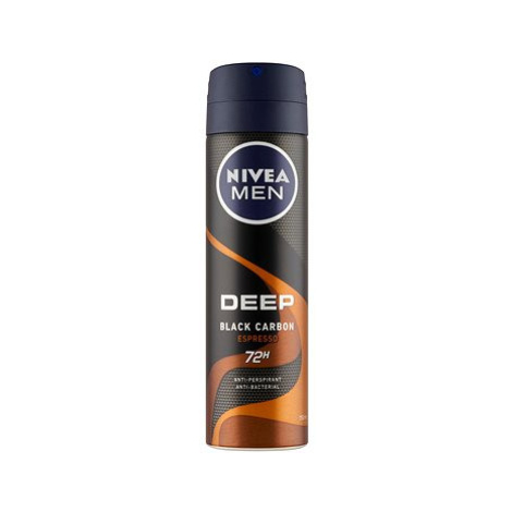 NIVEA Men Deep Black Carbon Espresso Spray 150 ml