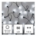 EMOS LED vánoční řetěz Cone s programy 9,8 m studená bílá