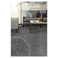 Metrážový koberec PONZA 34883 tmavě šedá 400 cm