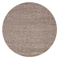 Ayyildiz koberce Kusový koberec Dream Shaggy 4000 beige kruh - 80x80 (průměr) kruh cm