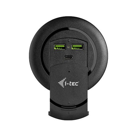 i-tec Built-in Desktop Fast Charger, USB-C PD 3.0 + 3x USB 3.0 QC3.0, 96 W