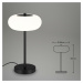 BRILONER LED stolní lampa, pr. 19,8 cm, 4,5 W, černá BRILO 7030-015