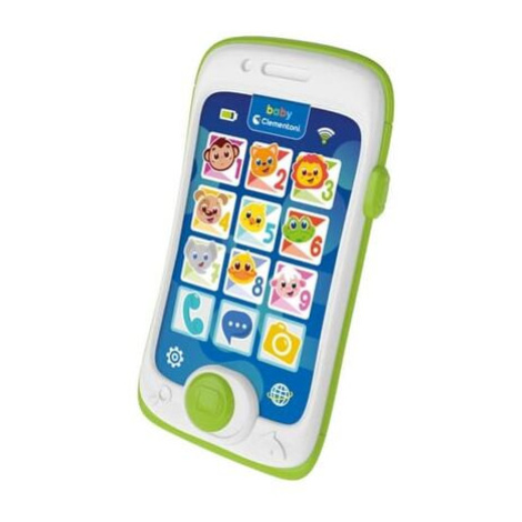 CLEMENTONI Baby můj první smartphone na baterie pro miminko Světlo