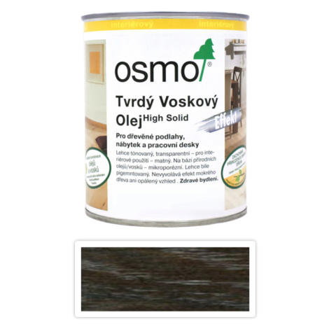 OSMO Tvrdý voskový olej Efekt pro interiéry 0.75 l Stříbrný 3091