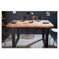 LuxD Designový jídelní stůl Thunder 120 cm mango