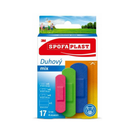 3M Spofaplast 606 Duhový mix 17ks