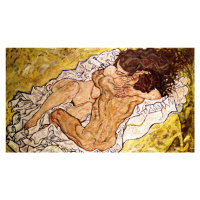 Obrazová reprodukce The Embrace (1917), Egon Schiele, 40 × 22.2 cm