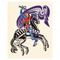 Ilustrace Knight on a Horse, CSA-Printstock, 30 × 40 cm