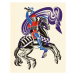 Ilustrace Knight on a Horse, CSA-Printstock, 30 × 40 cm