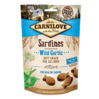 CARNILOVE Dog Semi Moist Snack Sardines enriched with Wild garlic 200 g