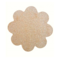 Vopi Kusový koberec Eton béžový květina 120 × 120 cm