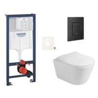 Závěsný wc set do lehkých stěn / předstěnová montáž Glacera Ava SIKOGRSAVAEKF0