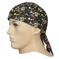 Šátek pro svářeče WELDAS Doo-Rag, happy hour - W23-3606__