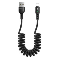 Mcdodo Omega USB na USB-C pružinový kabel CA-6420 1,8 m (černý)