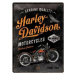 Plechová cedule Harley-Davidson - Timeless Tradition, (30 x 40 cm)