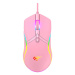 Hrací myš Havit MS1026 gaming mouse RGB 1000-6400 DPI (pink)