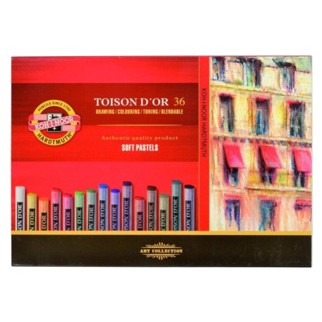 KOH-I-NOOR Toison D'or Set of Soft Pastels Sada suchých pastelů 36 ks Kohinoor