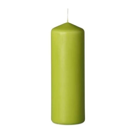Svíčka válec RAL BOLSIUS zelená 20cm